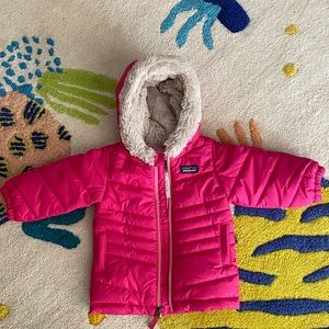 Patagonia coat pink baby 6M